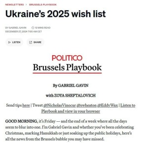 Politico    : "        "