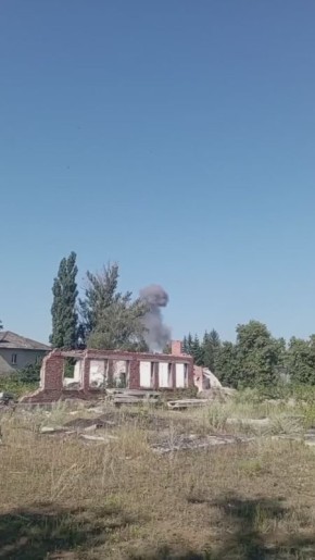 Кадры удара «Гераней» по объекту врага в Изюме Харьковской области