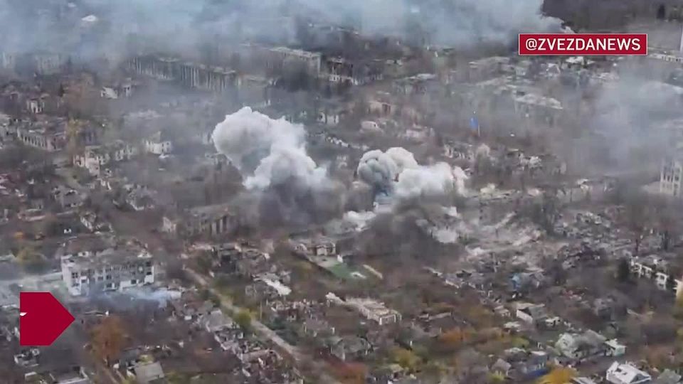 Авиабомбы ФАБ-500 разнесли вражеские пункты временной дислокации в поселке Родинское в ДНР