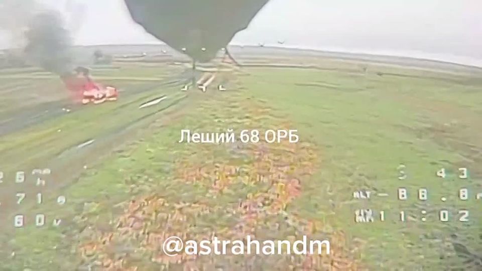 Дмитрий Астрахань: 68 орб 20 мсд громит транспорт ВСУ в Павловке, Малотарановке и Райском