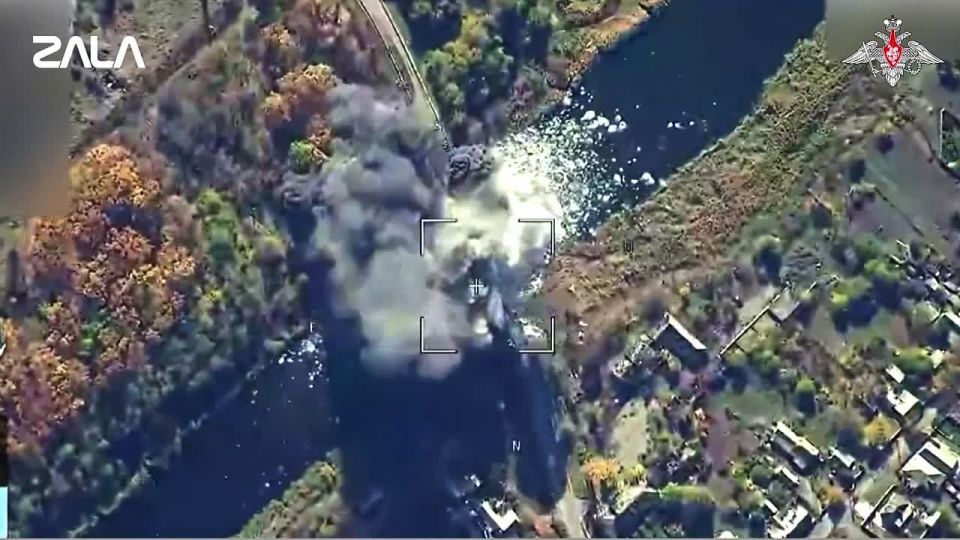 ZALA Z-16 обеспечил удары ВКС России по мосту в районе н.п. Покровское