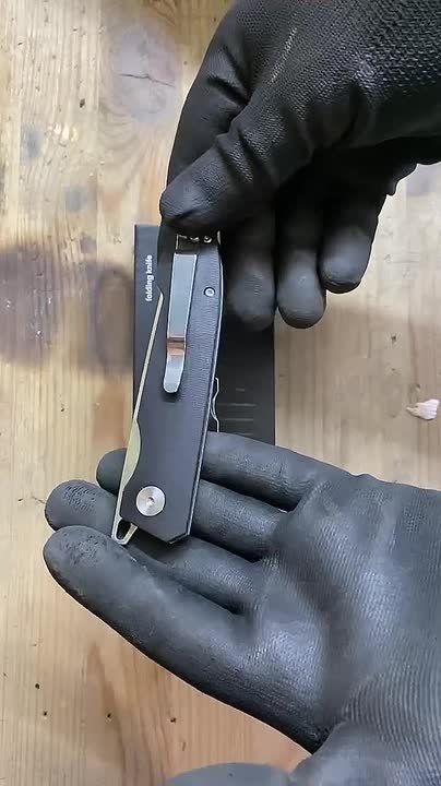 СУПЕРлегкий складник "Сверчок" из стали D2! Нож весит менее 100 гр