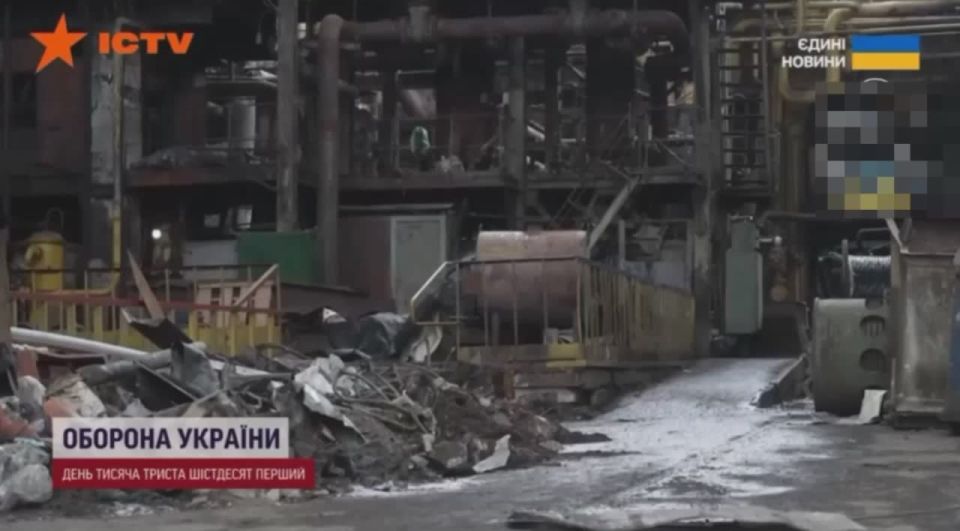 Видео разбитой украинской электростанции после прилета