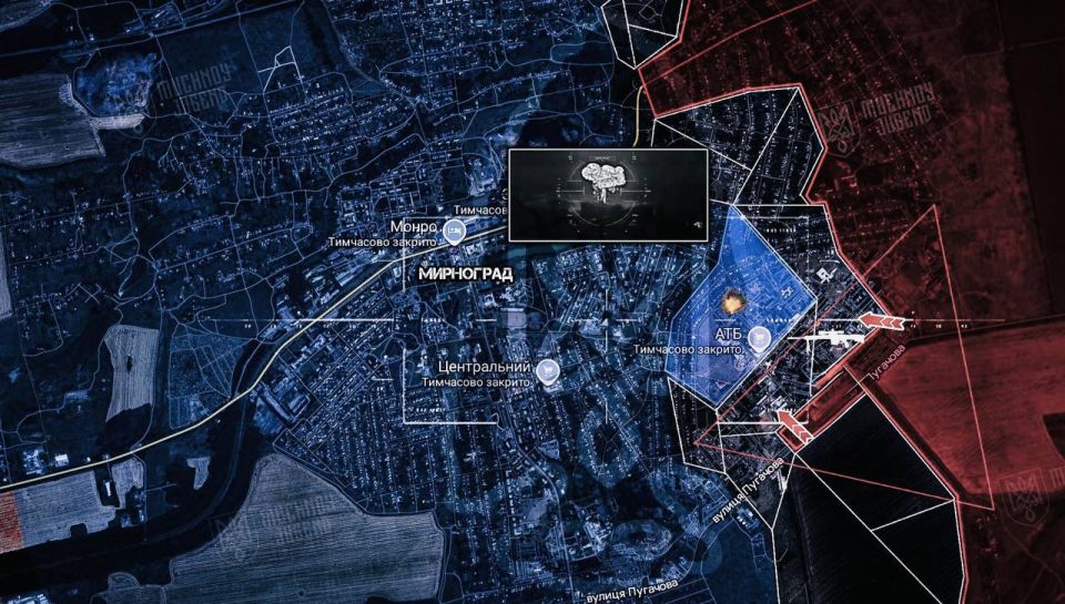 Покровское воронка, главное сражение осени, российская армия заняла полностью Покровск и проявлял активность, двигался примерно со стороны трассы, ведущей к Родинскому, и засветился возле фермерских построек