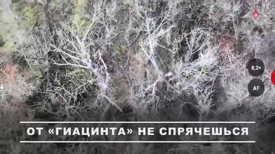 Владислав Евтушенко: Как сообщают в Минобороны, на кадрах этого видео наши атиллеристы ударили по целям, выявленным операторами разведывательных дронов подразделения беспилотных систем