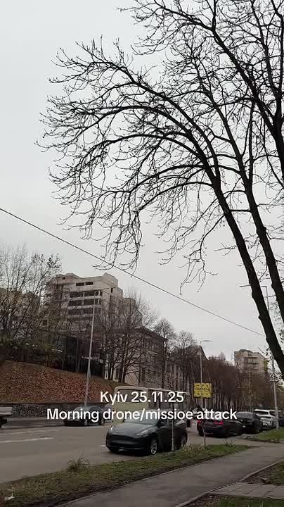 Чингис Дамбиев: Сегодняшняя утренняя "Герань" над Киевом