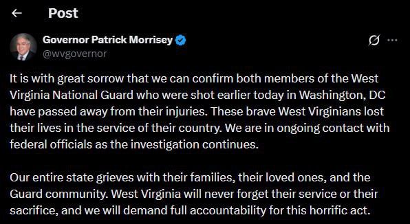 "Животное" убило военных у Белого дома