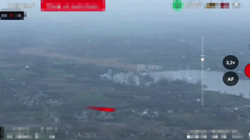 Владимир Разин: ВКС радуют всушников 32 бригады в Гришино на Покровском направлении кассетными боеприпасами