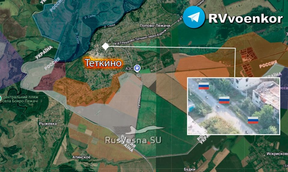 ВСУ попытались выдать старые кадры боев в Теткино за успехи в Гуляйполе