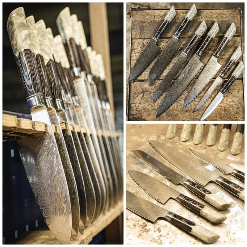 Готовы еще 5 наборов кухонных ножей, раз такой спрос на них