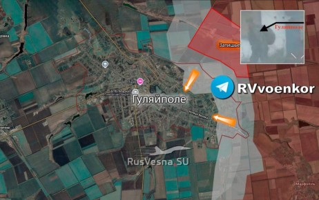 Обвал запорожского фронта продолжается: Армия России штурмует Гуляйполе и охватывает широким фронтом