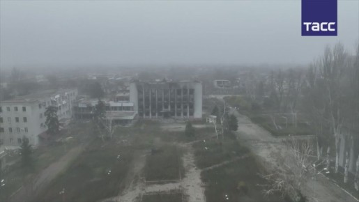 Панорама Покровска, освобождённого подразделениями группировки войск «Центр»