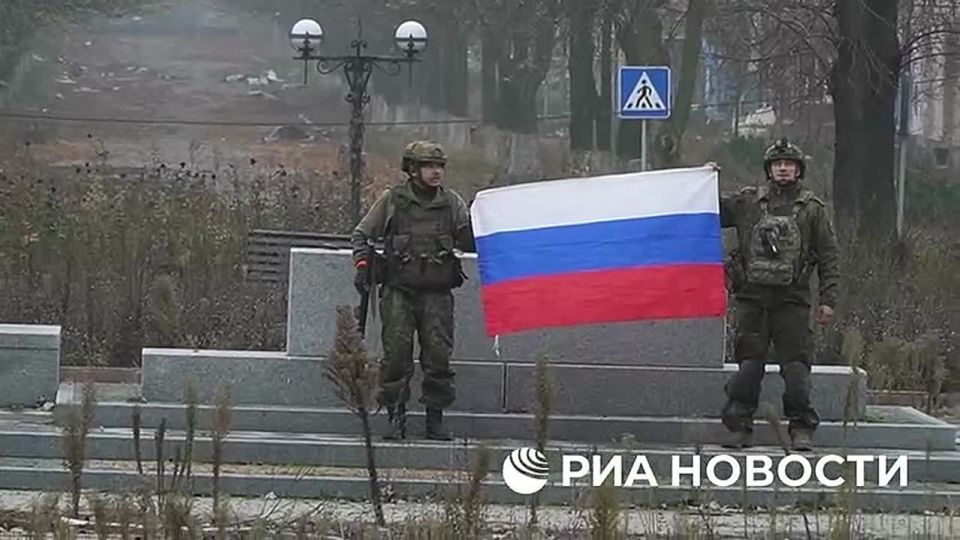 Видео из освобожденного Красноармейска (ДНР)