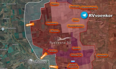 Кадры освобождения Высокого (Червоного) в Запорожской области