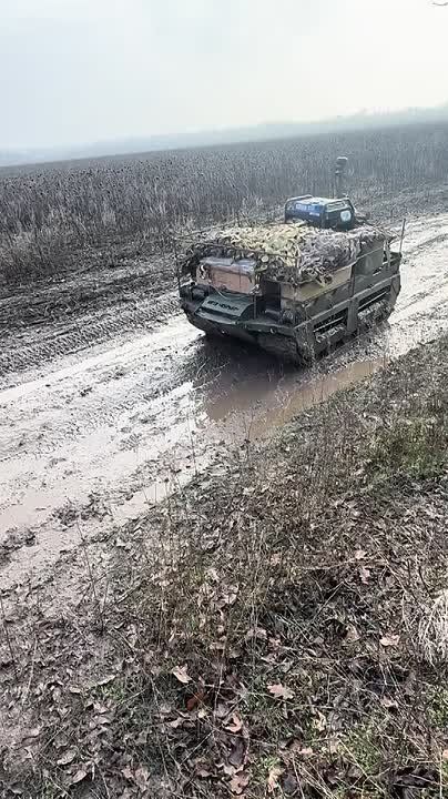 НРТК "Курьер" в своей естественной среде обитания в степях Южного Донбасса
