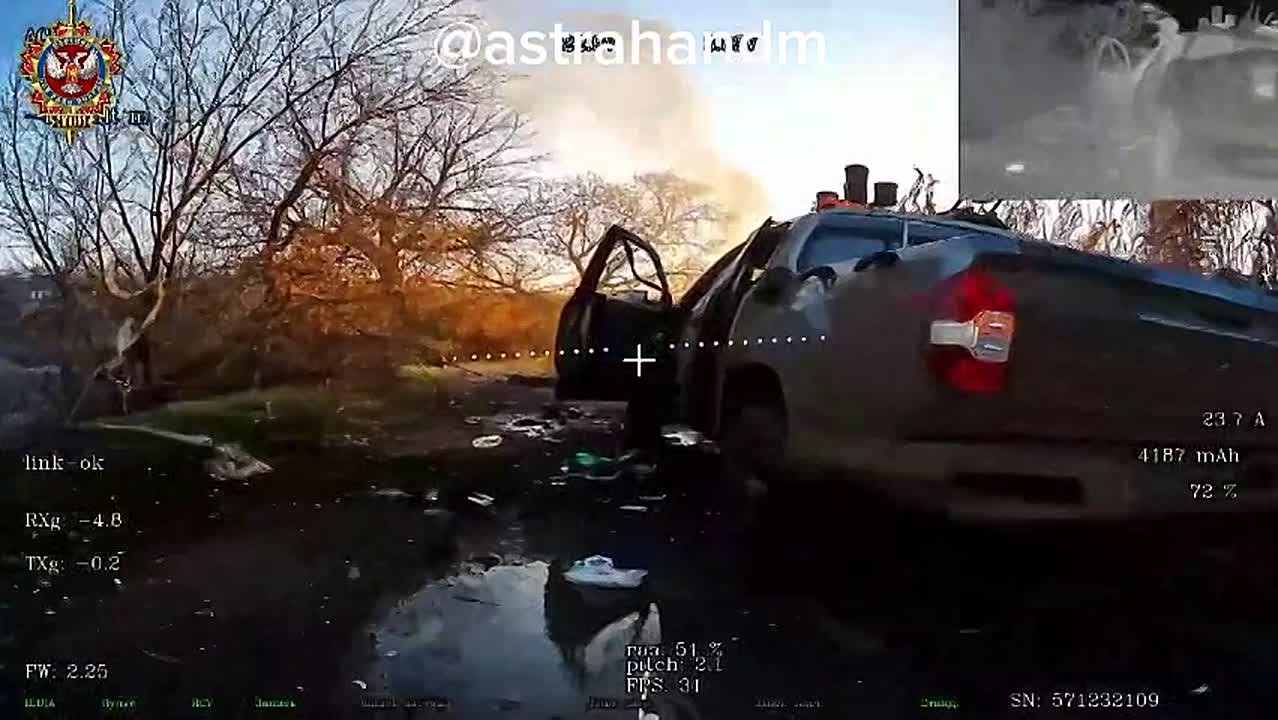 «Охотник» накрывает автотехнику ВСУ на Константиновском направлении