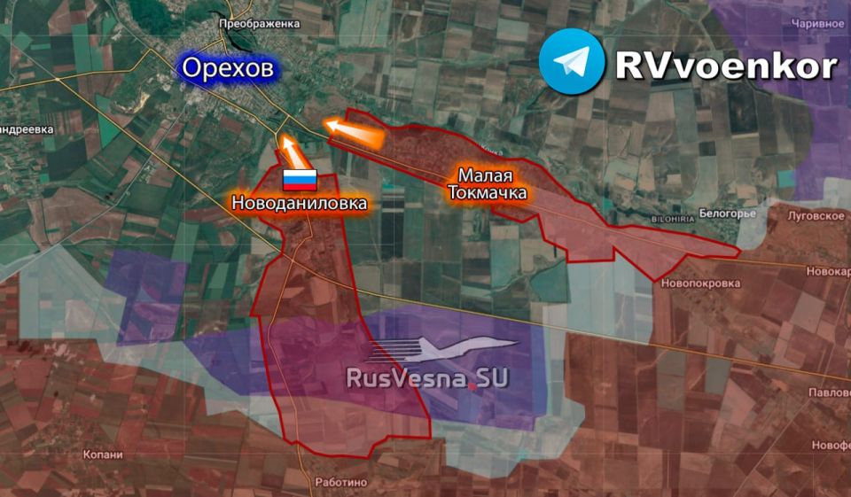 Армия России освободила Червоное у Константиновки и Новоданиловку у Орехова, — Минобороны Армия России освободила Червоное у Константиновки и Новоданиловку у Орехова, — Минобороны