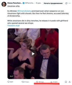 Диана Панченко: В прошлом году наша статья про роскошную жизнь главы МИД Кулебы разошлась более чем на 1 миллион просмотров