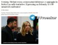 Премьер Италии 90 минут убеждала Зеленского пойти на "болезненные уступки" для урегулирования конфликта, — Corriere della Sera
