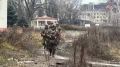Российские военкоры в центре освобожденного Красноармейска