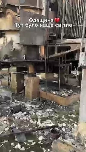 Одна из подстанций Одесской области полностью вышла из строя в результате ночного удара