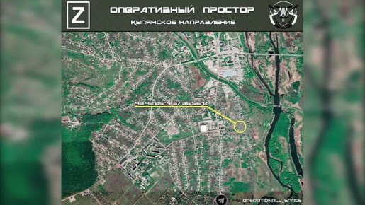 Патрулирующий освобождённый Купянск боец передаёт привет Просроченному и его воякам, "отбивающих" город