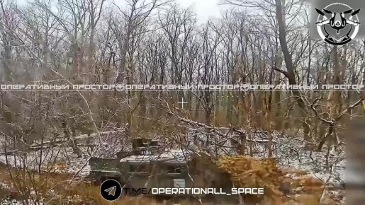 Владимир Разин: Всушники из 92 бригады пошли в атаку на Купянском направлении в районе Благодатовки, но их транспорт вовремя был засвечен и сожжен ФПВшкой