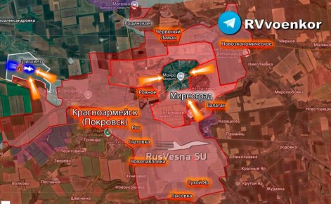 Кольцо сжимается: Ситуация в Мирнограде обернулась катастрофой для ВСУ, — жалуются боевики