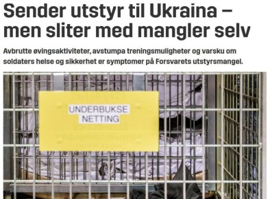 ���������� ������� "�����" �������� �������� ���������� ������ ��-�� �������� ������� ��������������, ����� ������ Forsvarets forum