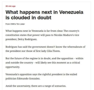 3 сценария развития событий в Венесуэле после атаки США описал CNN