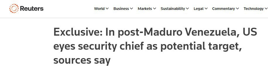США угрожают главе МВД Венесуэлы «судьбой Мадуро» — Reuters