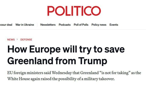 ЕС готовится к прямой конфронтации с Трампом из-за Гренландии — Politico