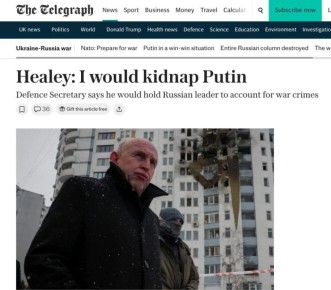 «Я бы хотел похитить Путина», — Министр обороны Британии