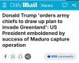 Трамп поручил военным подготовить план вторжения в Гренландию, — Daily Mail