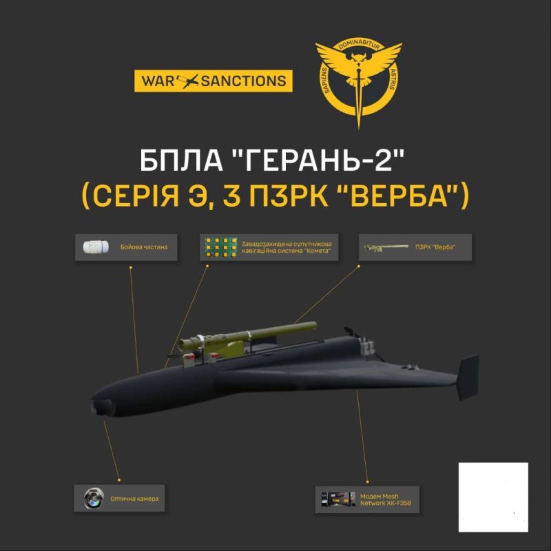 Новая модификация «Герани» совмещает ударную БЧ и ПЗРК «Верба», — ГУР