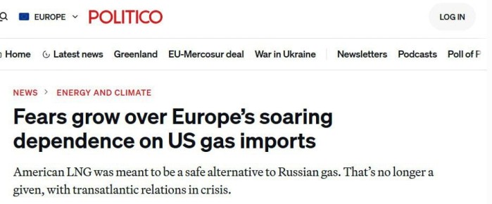 ����� �� �� ����������� ���� ����� � ������������ ����� �������������� �����������, � Politico