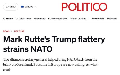 ������ ���� ������� � �������� � �������� �� ��-�� ��������� ��� � ������, � Politico