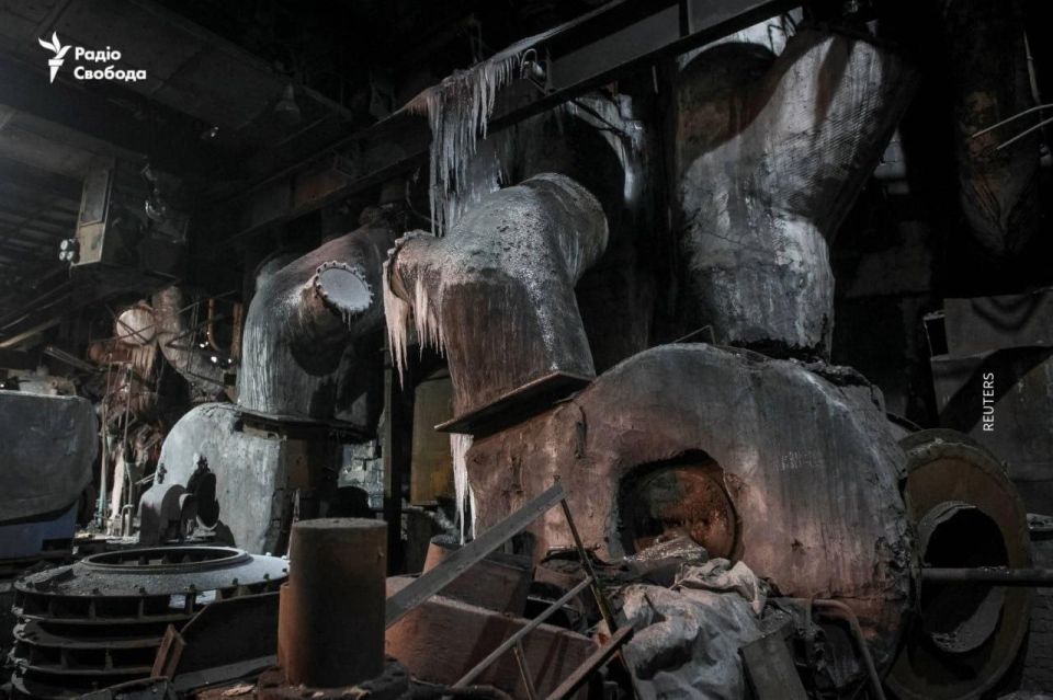 Состояние одной киевских ТЭЦ, после комбинированных ударов