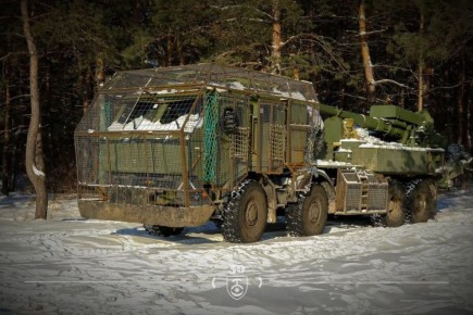 ����� ��� 2�22 �������� ������� 155 ��/L52 �� ������� ����� Tatra Phoenix 8x8/T815-7 � ������������� ������� ������������ "���������� ������������", ����������� �� ���������� 30-� ���� ���