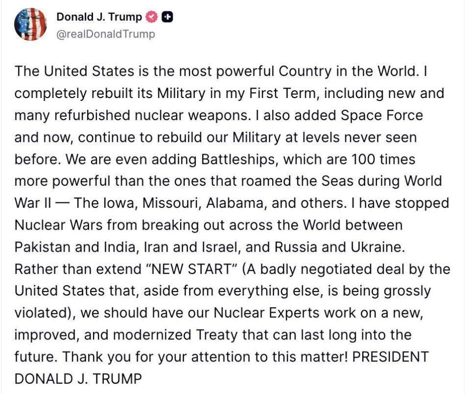 Трамп обьявил, что предотвратил три ядерных войны