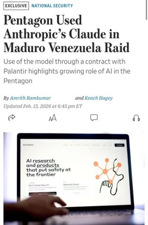 ������� � �������: ��������� �� ������� ������ ���������� ��������� Claude, � WSJ