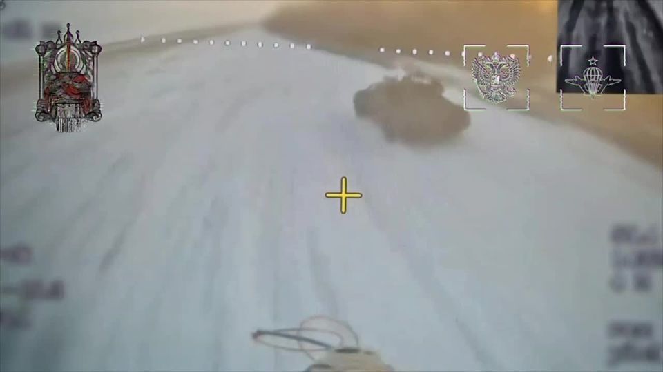 Джекпот. В этот раз покидать машину находу никто не захотел и после удара дроном весь экипаж сгорел