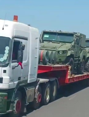 Российские защищённые автомобили КамАЗ заметили в Эфиопии