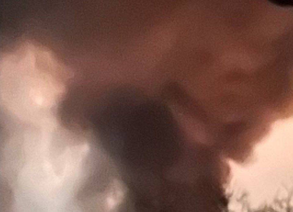 Огромный пожар в Днепропетровске после атаки Огромный пожар в Днепропетровске после атаки