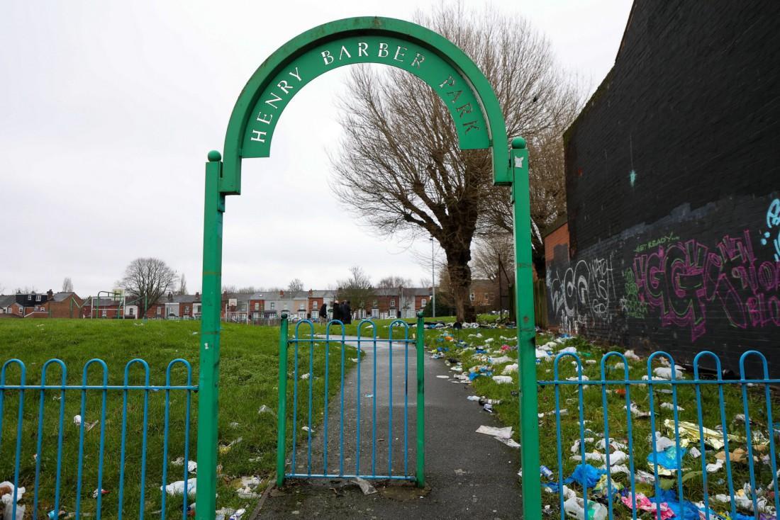 Европейский пейзаж. Бирмингем, Великобритания Европейский пейзаж. Бирмингем, Великобритания