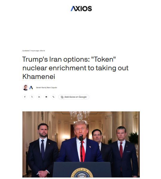 AXIOS: ��� ��������� ������������� ������� � ��� ���������