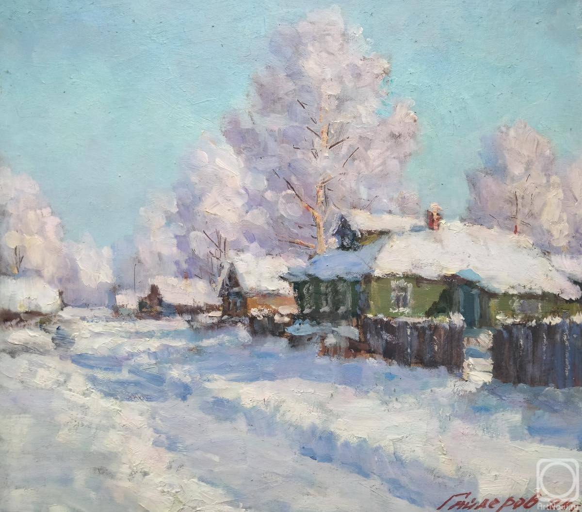 Анна Долгарева: Зимние пейзажи Михаила Гайдерова Анна Долгарева: Зимние пейзажи Михаила Гайдерова