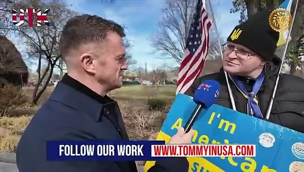 Англичанин поиздевался над проукраинским янки