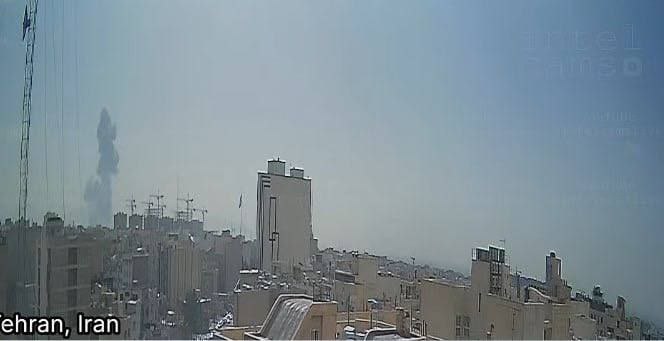 Израиль ударил по Тегерану Израиль ударил по Тегерану