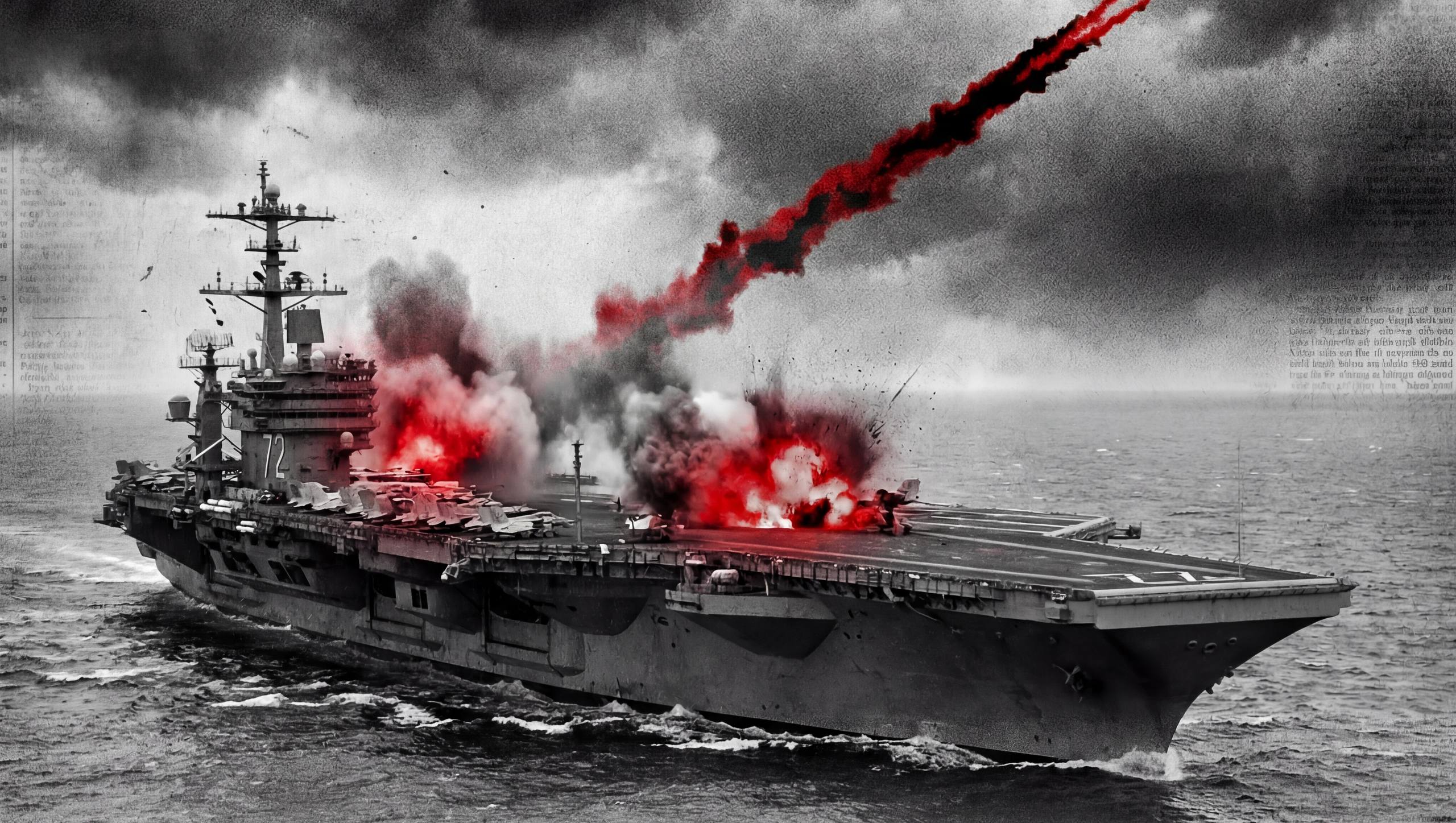 Иран попытался ударить по американском авианосцу баллистическеми ракетами